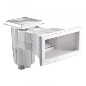 Skimmer 15L con boca ampliación tapa cuadrada piscina hormigón AstralPool