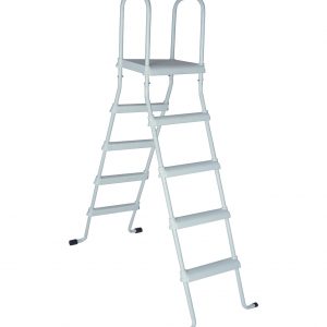 Escalera Elevada con Plataforma