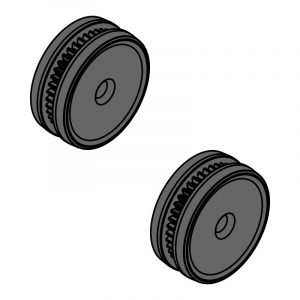 Ruedas traseras completas (Pack de 2 un.) R0771900