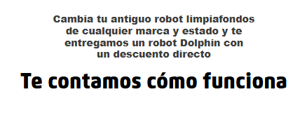 Plan Renove Limpiafondos Dolphin Plan Renove Limpiafondos Dolphin